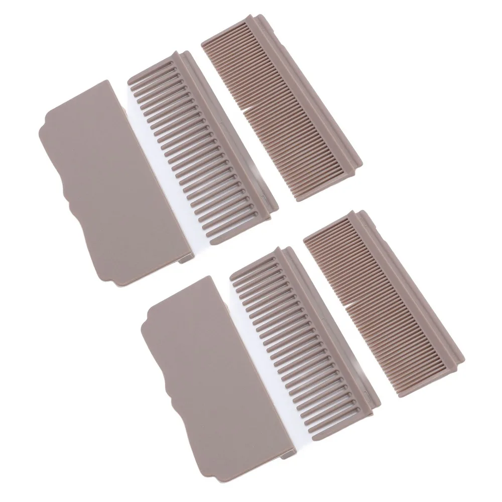 Nylon + Carbon Fiber Flat Iron Comb Attachment Lightweight Design Professional Results Hair Straightener Comb Portable Design