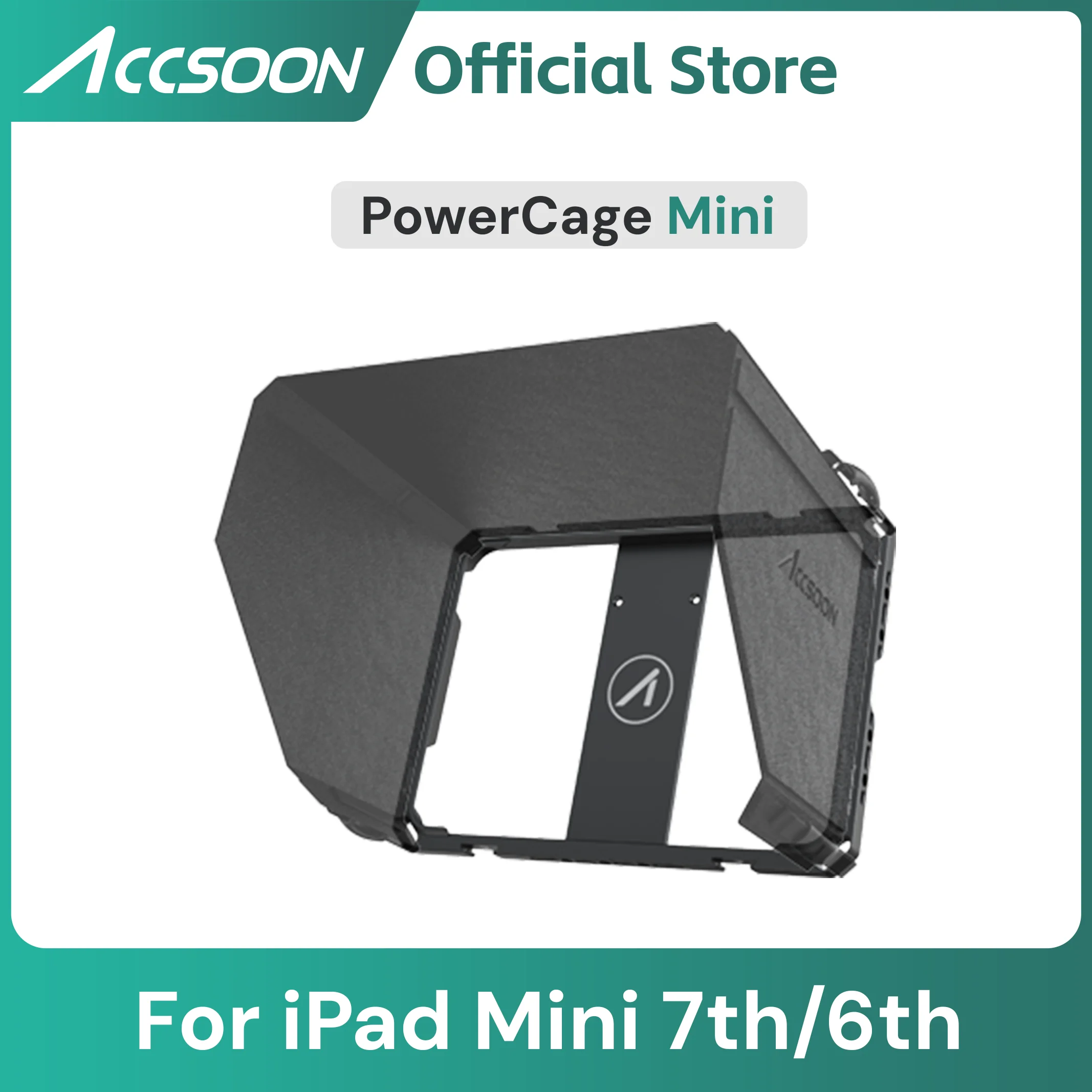 Accsoon PowerCage Mini for Ipad Cage Mini6 8.3inch with Sunhood NP-F Battery Charging for SeeMo/SeeMo pro 4K Accessories