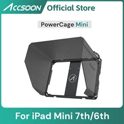 Accsoon PowerCage Mini per Ipad Cage Mini6 da 8,3 pollici con cappuccio solare NP-F Ricarica batteria per accessori SeeMo/SeeMo pro 4K