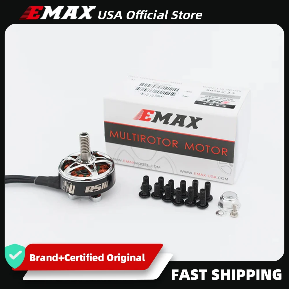 

EMAX USA Official RSIII 2306 FPV Racing motor w/ 1800KV 2100KV 2500KV for RC Drone FPV Racing