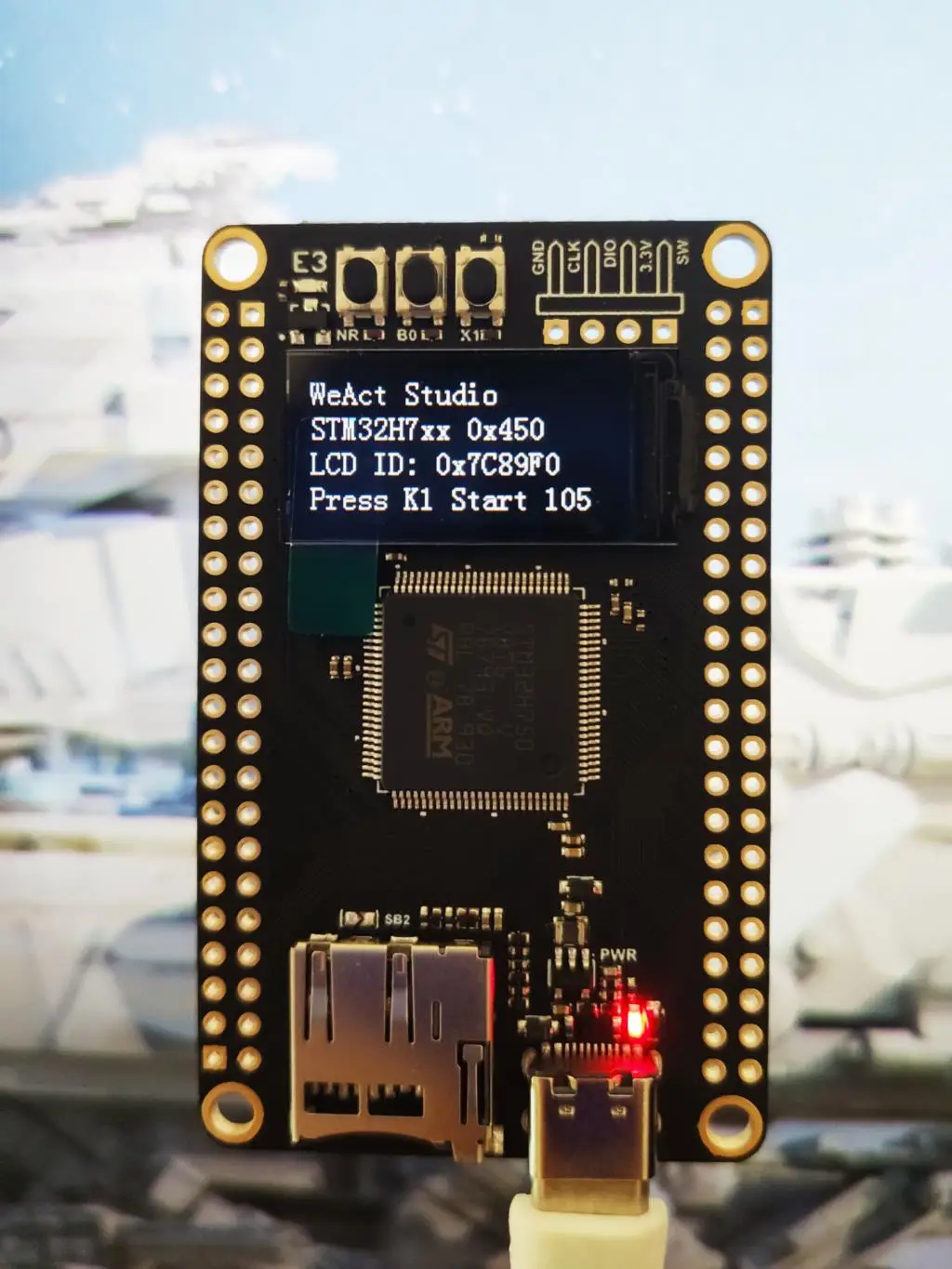 Imagem -04 - Weact Learning Board Development Compatível com Stm32h750vbt6 Stm32h750