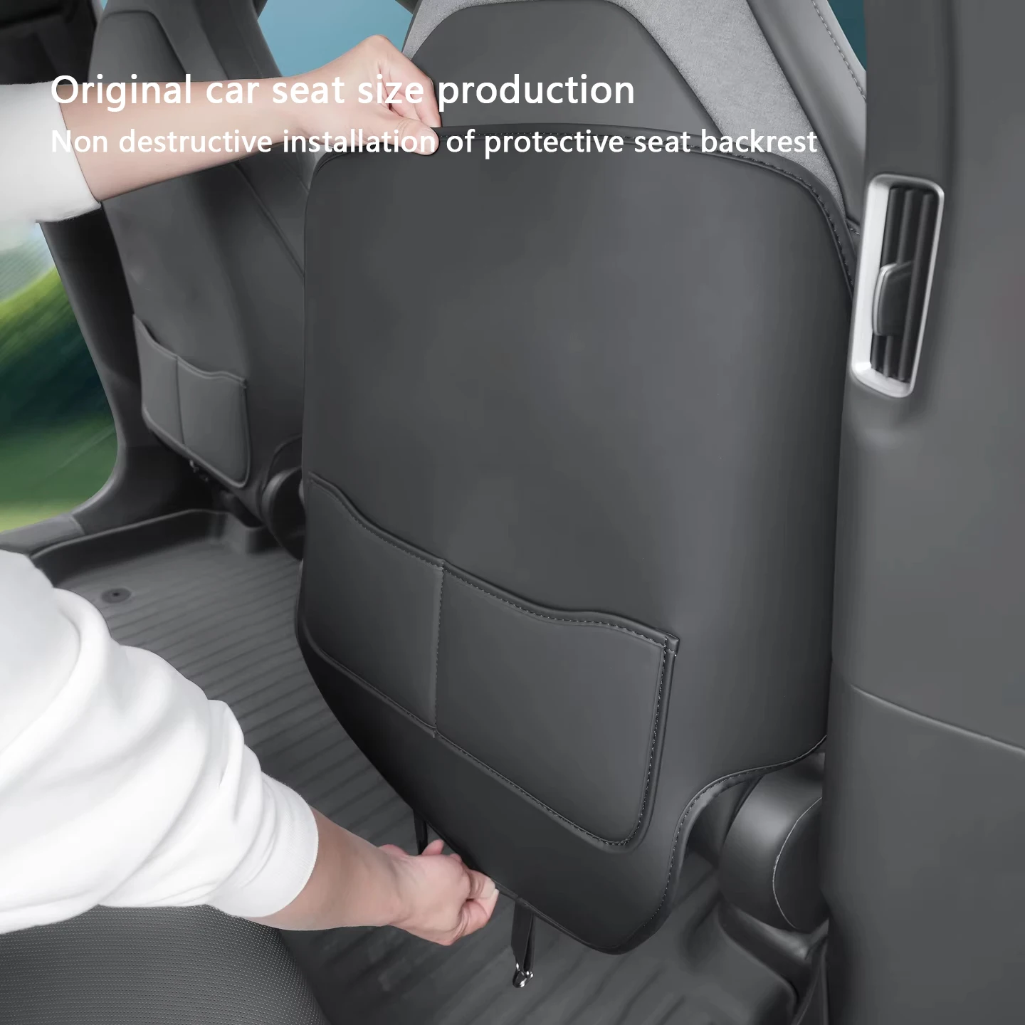 Anti-kick pad van leer voor Te - Mesh Back Cushion recensie en prijs