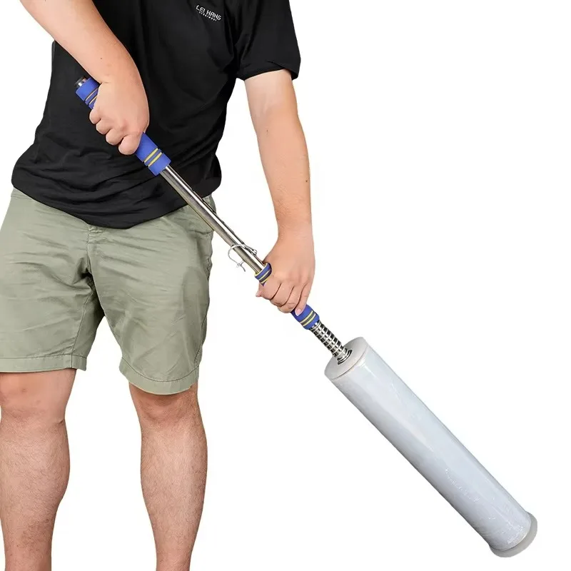 

Диспенсер для растягивающейся пленки промышленной прочности, регулируемая высота, 20-дюймовая ручка для термоусадочной пленки