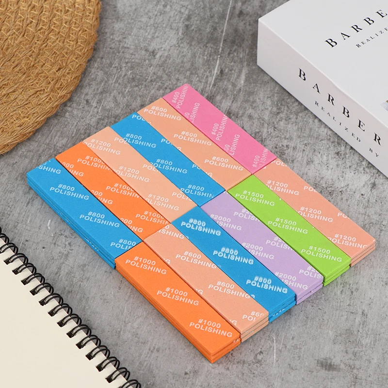 9Pcs MS-E400-2000 Semi-rigid Sanding Sticks For Model Making Tools Plastic Model Polishing Rod Hobby DIY Craft