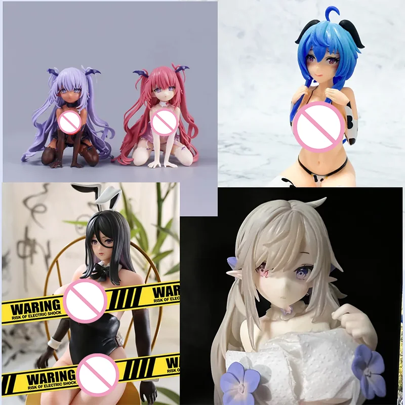 Caja misteriosa de Anime de PVC, 1000 tipos, figura Sexy, conejito, chica, figura de acción, adornos, juguetes de caja ciega 18