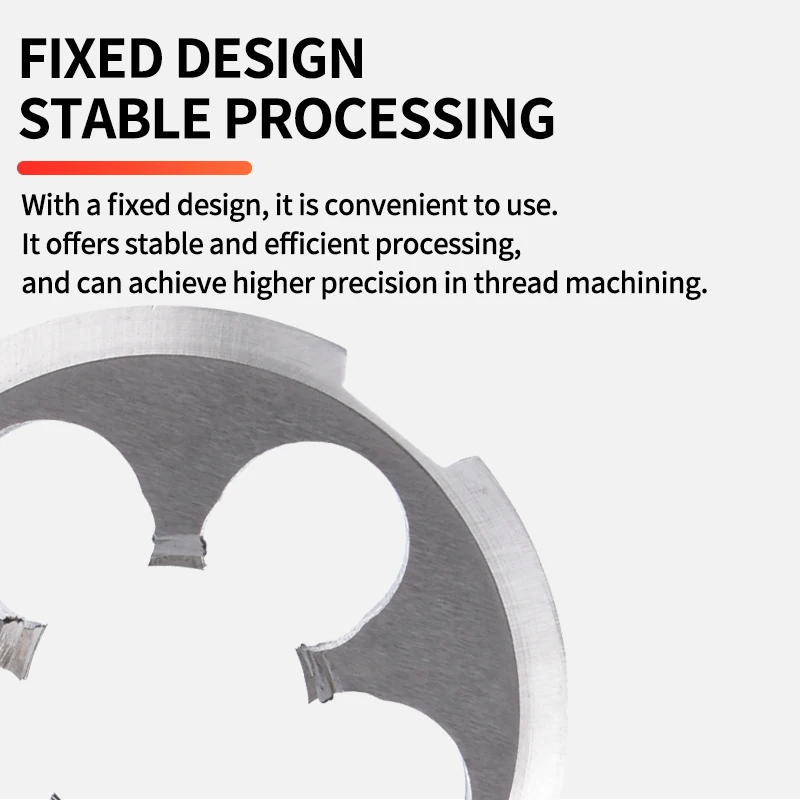 BOSS TAPS HSSE Metric Fixed Round Die M0.8 M0.9 M2 M3 M4 M5 M6 M8 M10 M12 UNC UNF 1/4 5/16 3/8 1/2 Thread Screw Threading Die