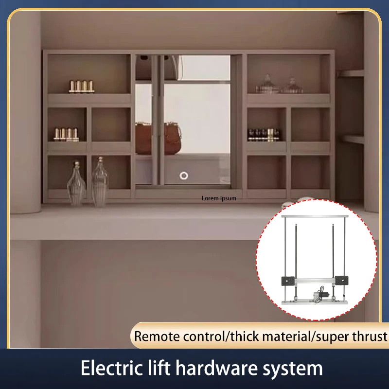 

Electric Lift Dresser Remote Control Home Automatic Smart Table Retractor Multifunctional Hardware Accessories