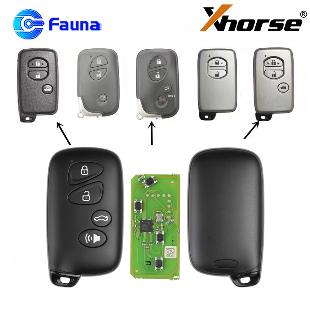 Key Shell Case For VVDI XM38 Toyota Lexus Smart Remote XSTO03EN