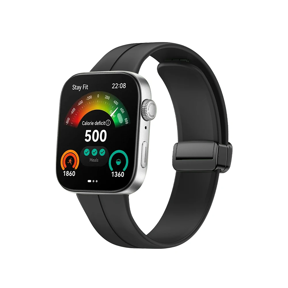 Silikonowy pasek do zegarka Huawei Fit 3 Smartwatch magnetyczna klamra sportowa bransoletka na rękę dla Huawei fit3 Band akcesoria