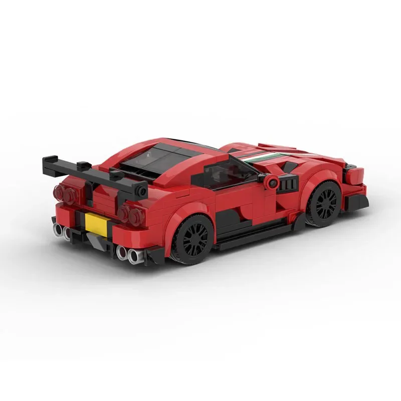 MOC-109529 Red Supercar Assembly Stitching Building Block Model 372 Building Block Parts Kids Building Block Toy Gift