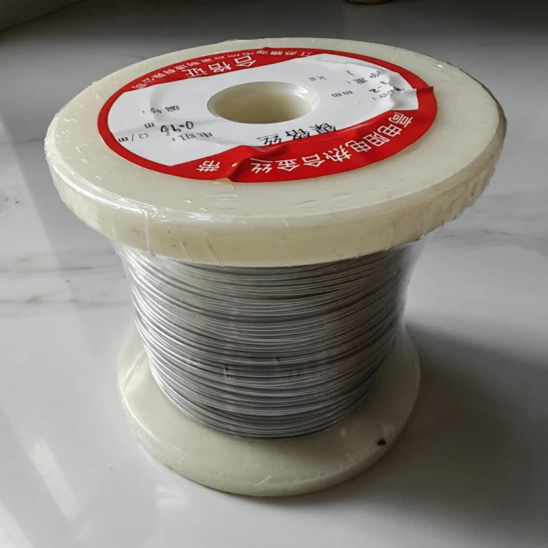 1KG Rolle Nickel-Chrom-Legierung Heizdichtungsdraht Schaumstoff-Schneidewiderstandsdraht Cr20Ni80 – Detail 2