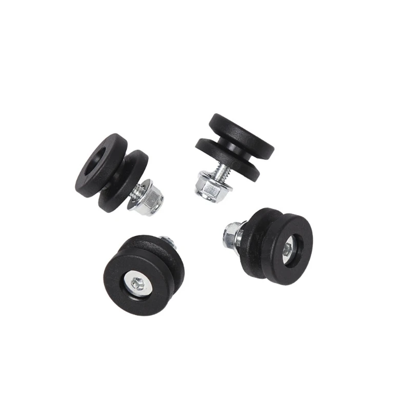 4Pcs Universal Motorcycle and Electric Bike Trunk Quick Release Rubber Grommets Antislip for Secure Storage