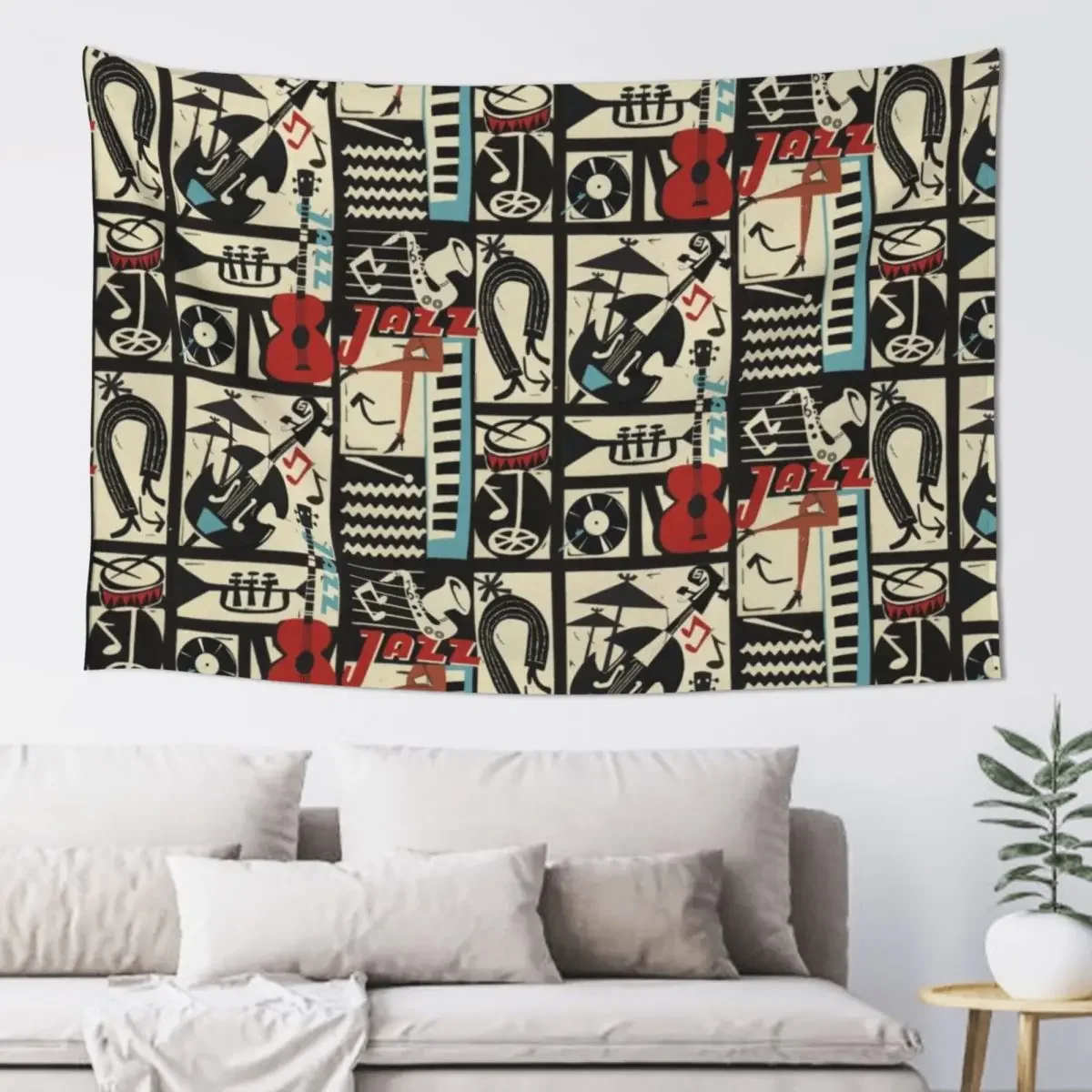 

the jazz rythm (full version) Tapestry Home Decoration Accessories Wall Mural On The Wall Wall Decor Hanging Tapestry