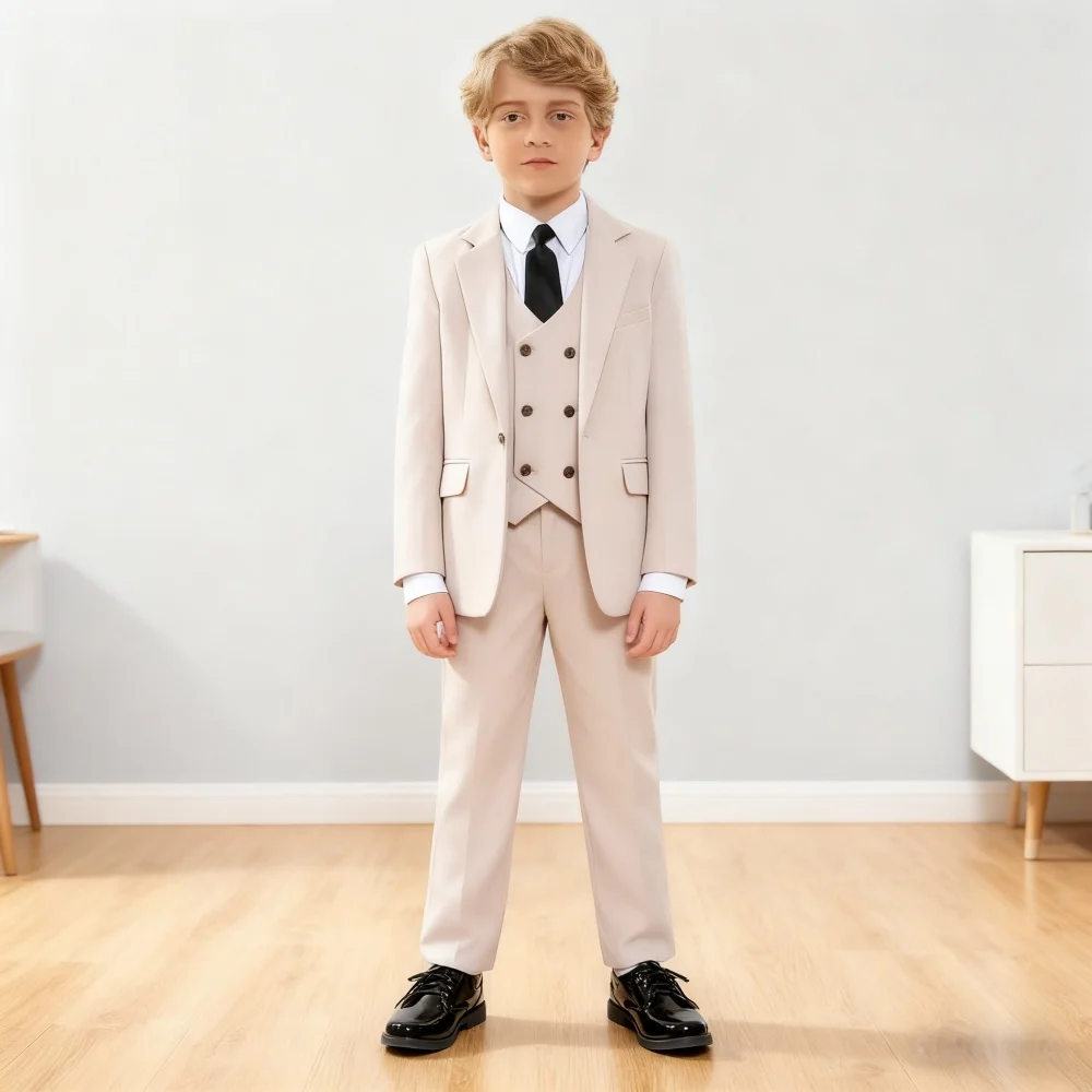 

10 Days Delivery Trendy Kids Suit Piano Party Dress Kids New Year Party Suit Photograph Suit Flower Boys Performance Suit