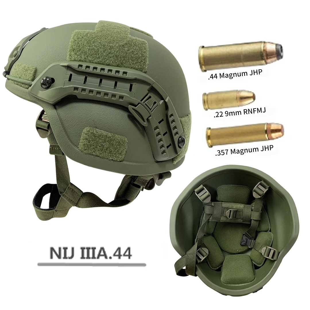 MICH-casco militar táctico para exteriores, balística de corte alto Protección corporal, PE y aramida