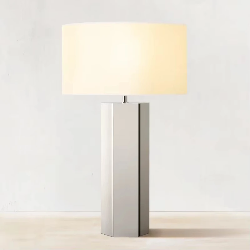 Living Room Bedroom Modern Modern Flexible Decoration Black Travertine Brass Light Emitting Diode Desk Lamp
