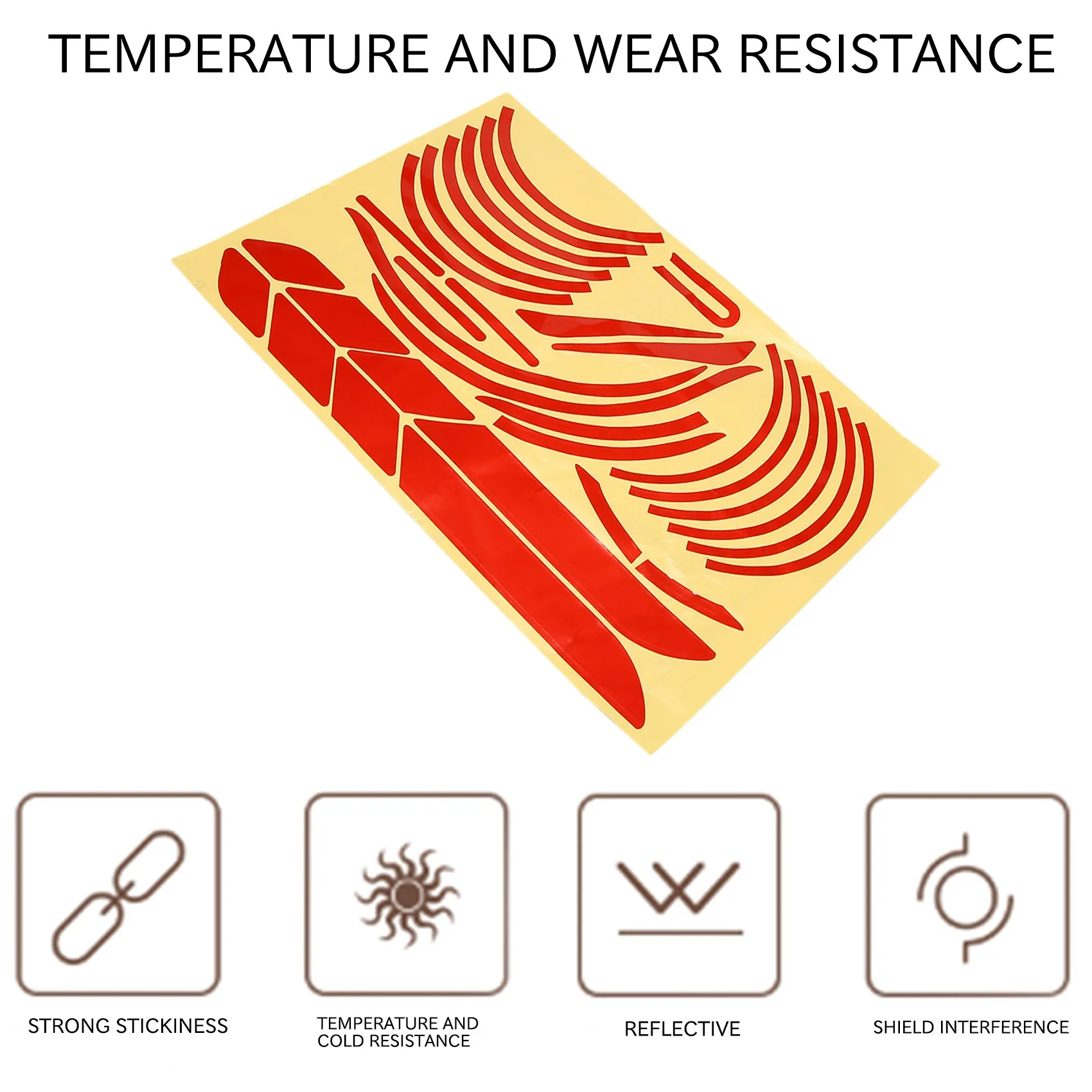A99I-1 مجموعة ملصقات عاكسة للسكوتر مجموعة كاملة من الملصقات لسلسلة Xiaomi Kickscooter القابلة للطي #1