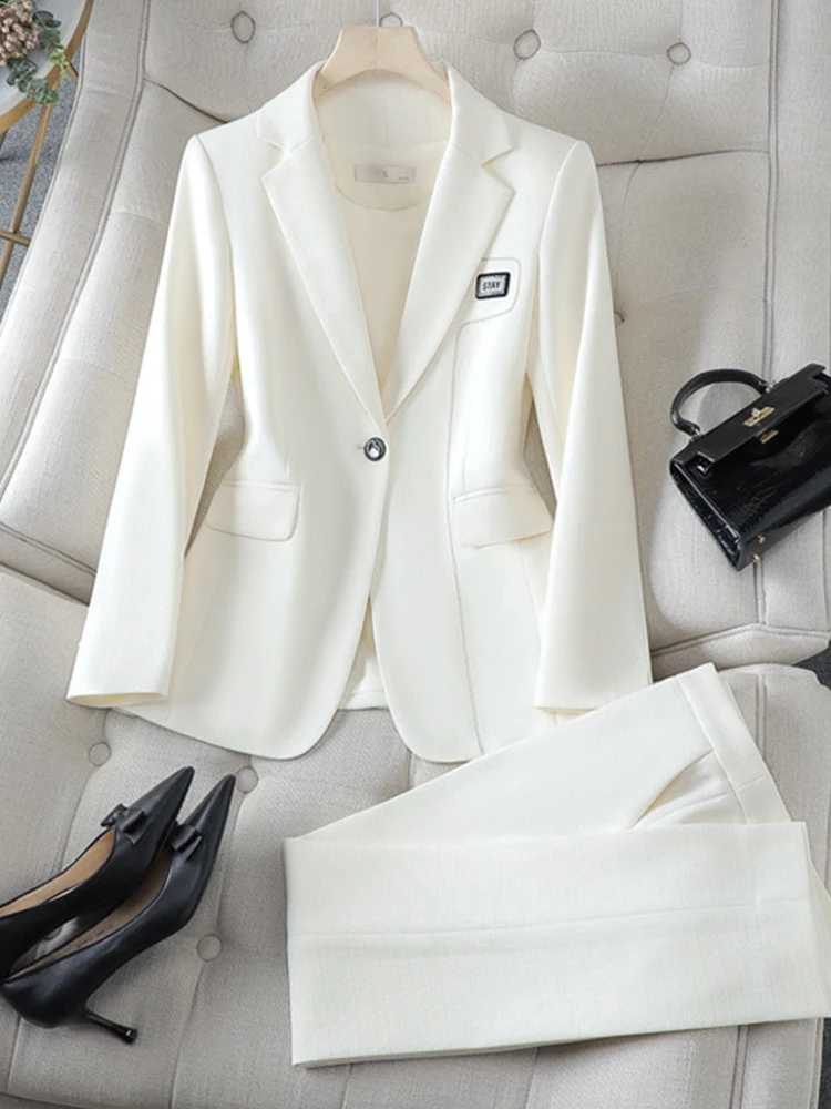 نمط جديد تصميم أنيق المهنية البدلة الرسمية ضوء ناضجة النساء دعوى عمال مزاجه آلهة نمط فستان أطفال مع سروال داخلي #1