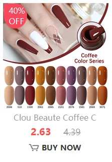 Clou Beaute 3 Stück 15ml Halbtransparenter Jelly Pink Hautfarbener Gel-Nagellack Nagelkunst-Set Professionelles Nagelstudio-Maniküre-Set – Detail 9