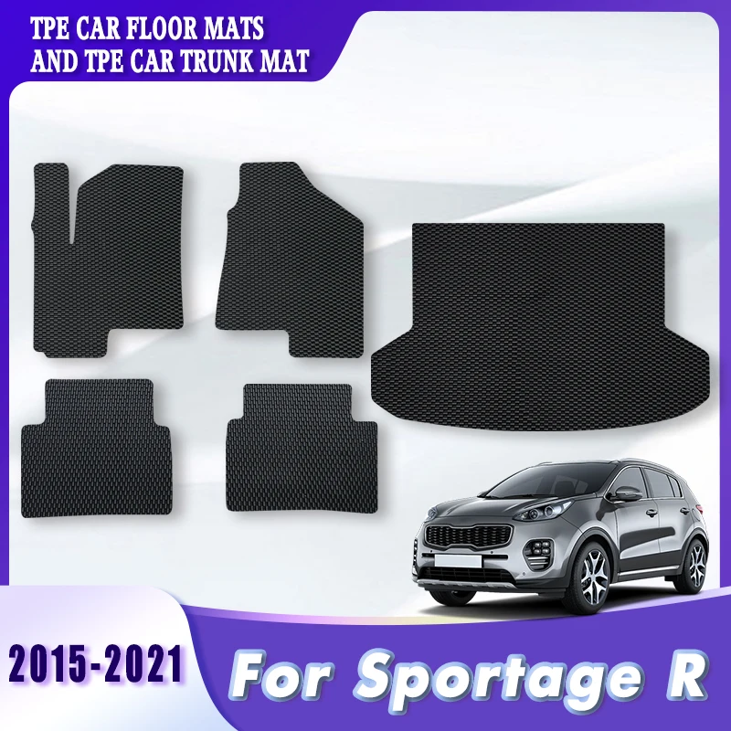 

Автомобильные коврики TPE, коврики в багажник для Kia Sportage R 2015 2016 2017 2018 2019 2020 2021, автомобильные аксессуары для интерьера, товары для ног
