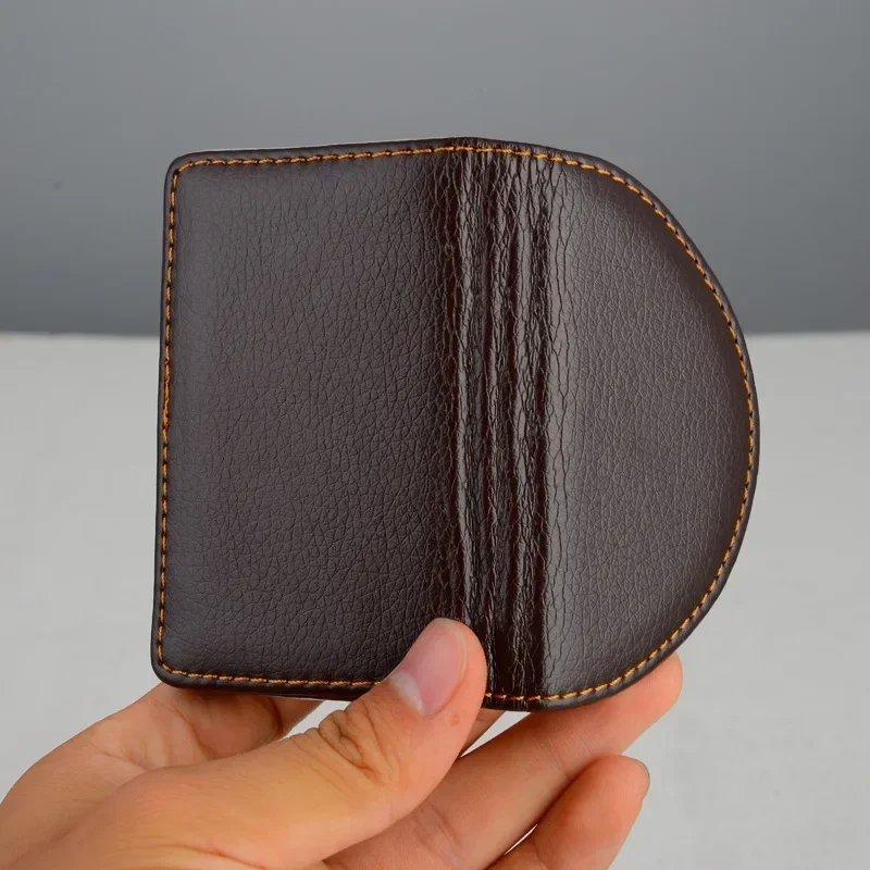 PU Leather Credit Card Holder Men Wallet ID Business Bank Card Case Men Women Brown Black Coin Wallet Small Change Coin Purse