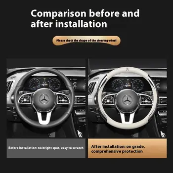 Kryt volantu pro Mercedes Benz ABCESV třídy GLB GLC GLE Sprinter Pilot SLK SLC W203 W204 ML Vito W176 W205 AMG 8 nejlepší prodej Kryt volantu W204 - №7