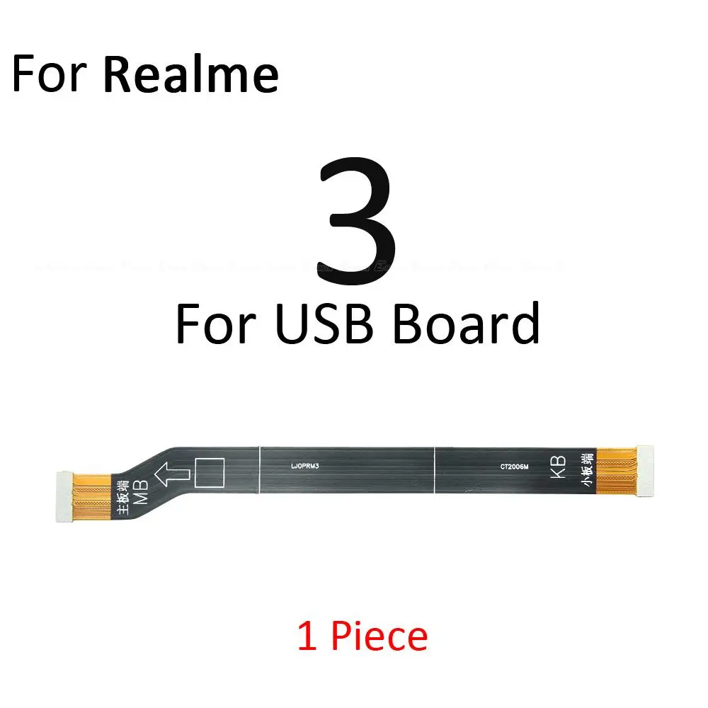 Main Motherboard LCD Display Connector Flex Ribbon Cable For OPPO Realme 2 3 3i 5 5i 5s 6 6i 6S 7i 7 Pro 4G 5G
