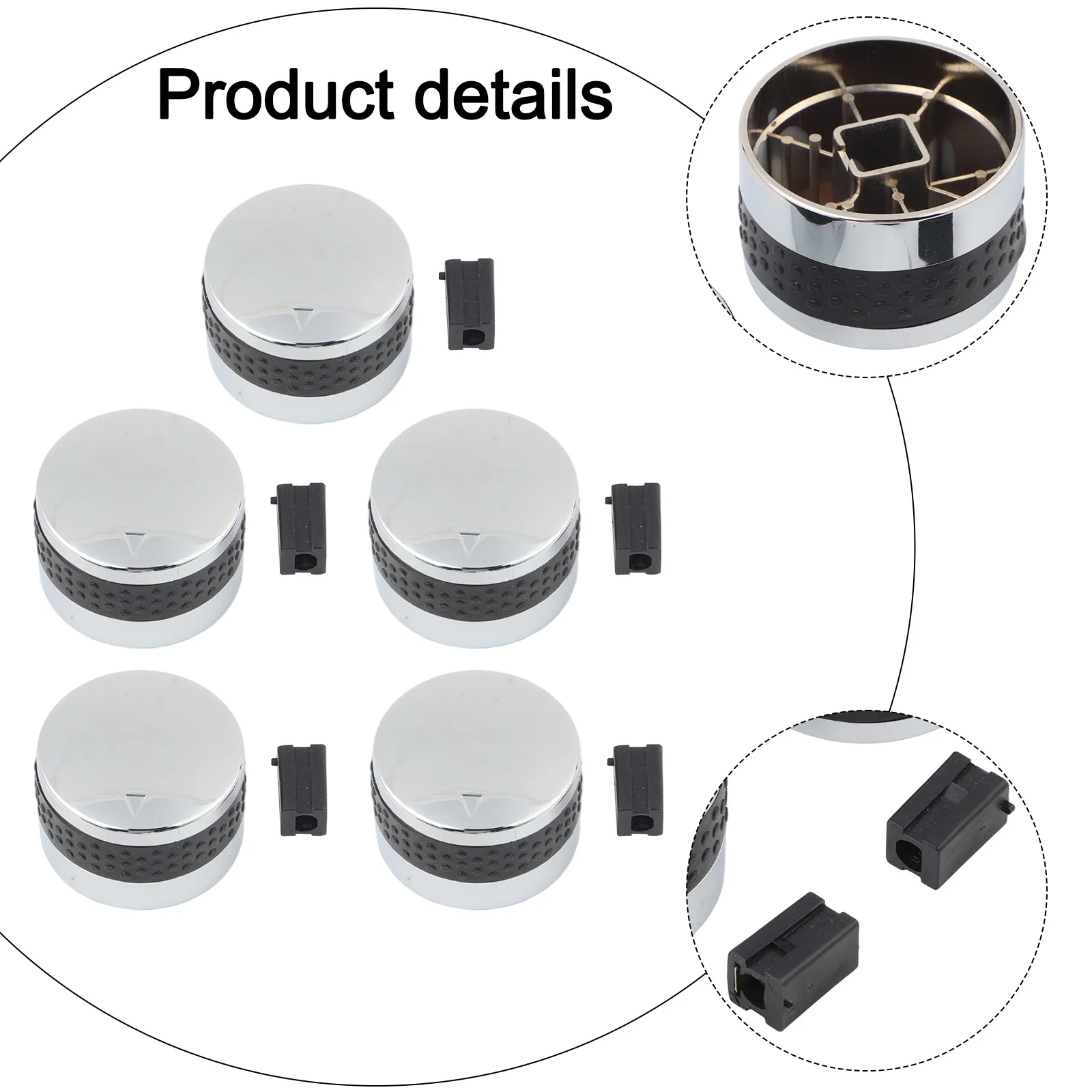 3/5/6PCS Gas Grill Control Knobs Gas Stove Switch Knob Replacement For BBQ Grills Outdoor Garden Tool Accessories