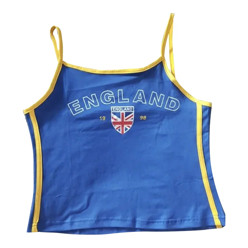 الأزهار الجرافيك طباعة تانك القمم للنساء ، الصيف الظهر بروتيل ، لطيف الإناث تانك القمم ، الجنية خمر المحاصيل القمم ، الجمالية المرأة تي شيرت ، Y2K الملابس #1