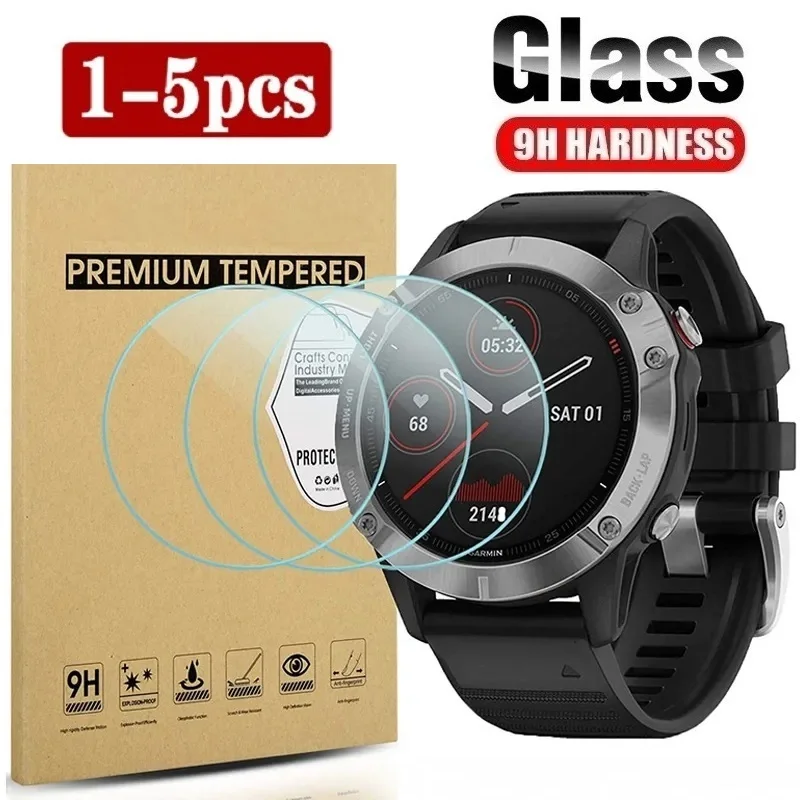 

Screen Protector Compatible for Garmin Fenix 7 7S 7X 6 6X 6S Pro 5 5S Tempered Glass for Garmin Fenix 5 5S 6 6X 6S Pro 7X 7S 7