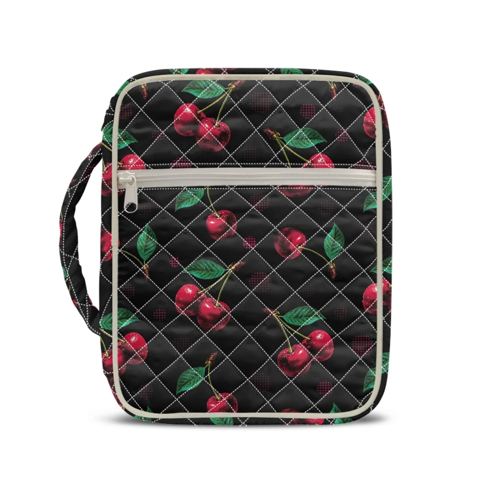 Coloranimal Cherry New Trend Soft Scripture Book Organizer for Women Elastic Polyester Bible Book Carrying Case