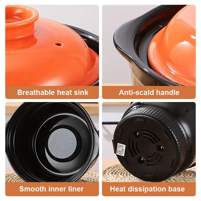 DMWD 1,2 L/1,5 L Wasserkocher Retro Wasser Heizung Mit Temperatur Meter Kaffee Topf Tragbare Tee Maker 304 edelstahl 220V