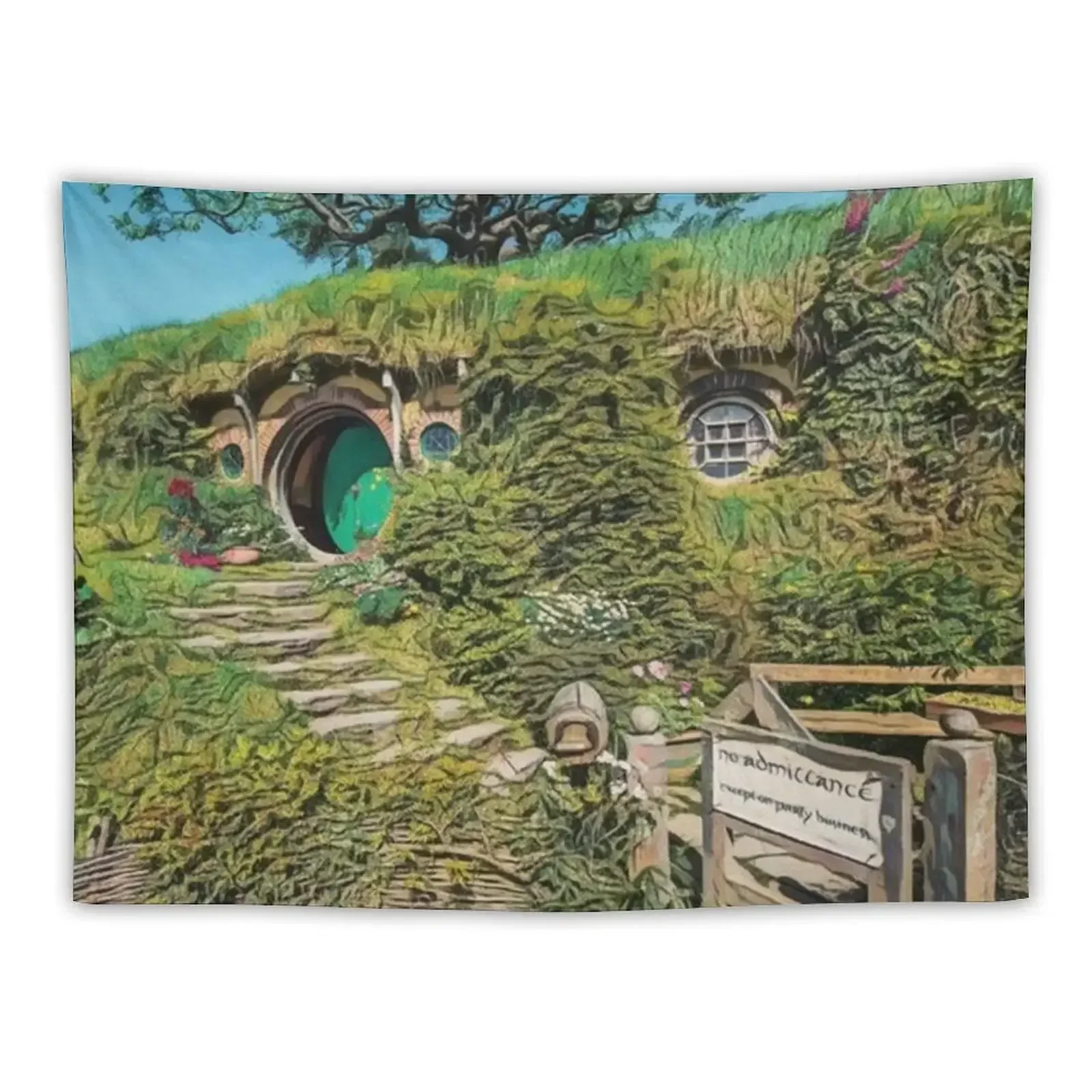 Bag End, The Shire best adwork Tapestry Wall Hangings Decoration Aesthetic Room Decor Korean Tapestry