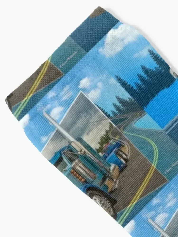 Peterbilt Rolling down the Highway Socks winter gifts japanese fashion moving stockings Women Socks Men's