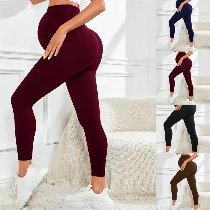 leggings-per-gravidanza-lunga-durata-componente-estensibile-pannello-supporto-per-pancia-in-tessuto-strutturato-per-15ub