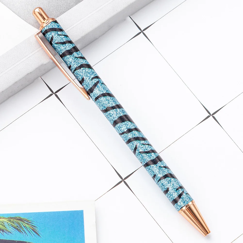 

6 Pcs Multifunction Zebra Pattern Ballpoint Pen Student Fountain Plastic Stationery Pens
