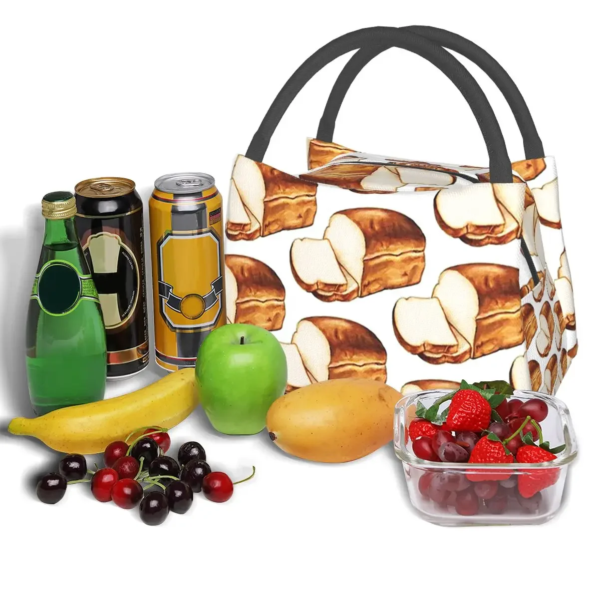 أكياس الغداء نمط الخبز معزول بينتو صندوق مانعة للتسرب حقيبة الغداء أكياس نزهة حقيبة حرارية برودة للمرأة الأطفال السفر