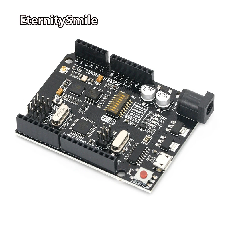 UNO + WiFi R3 ATmega328P + ESP8266 (Memoria de 32Mb), USB-TTL CH340G para Arduino Uno, NodeMCU, WeMos ESP8266, novedad