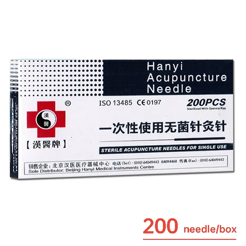 Hanyi Acupuncture Needle Single Use Sterile Filiform Needle Medicinal Acupuncture Therapy Agujas Acupuntura 1000 Piezas