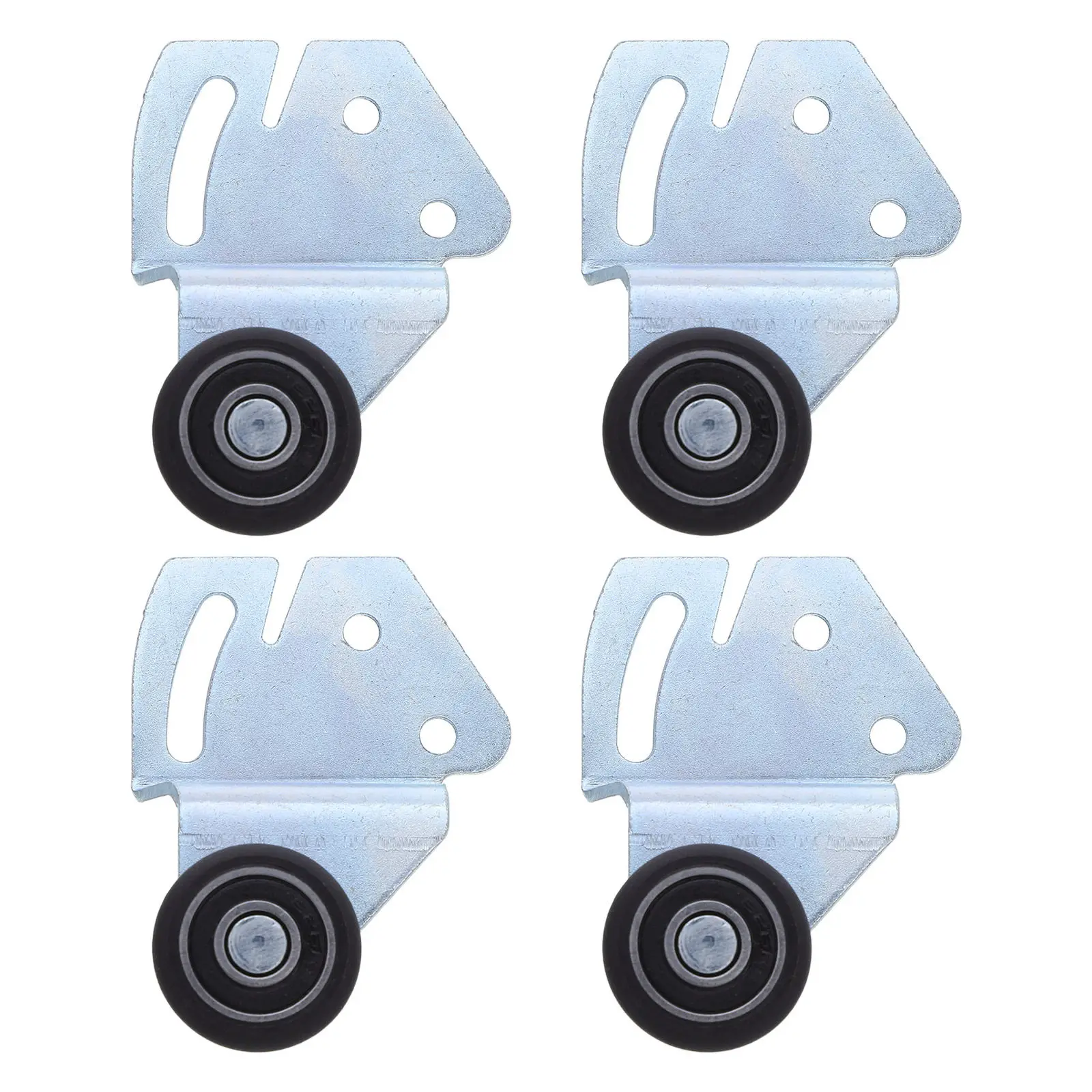 1Set Sliding Wardrobe Door Hardware Closet Nylon Pulley Cabinet Roller Wheel Heavy Duty Silent Pulley