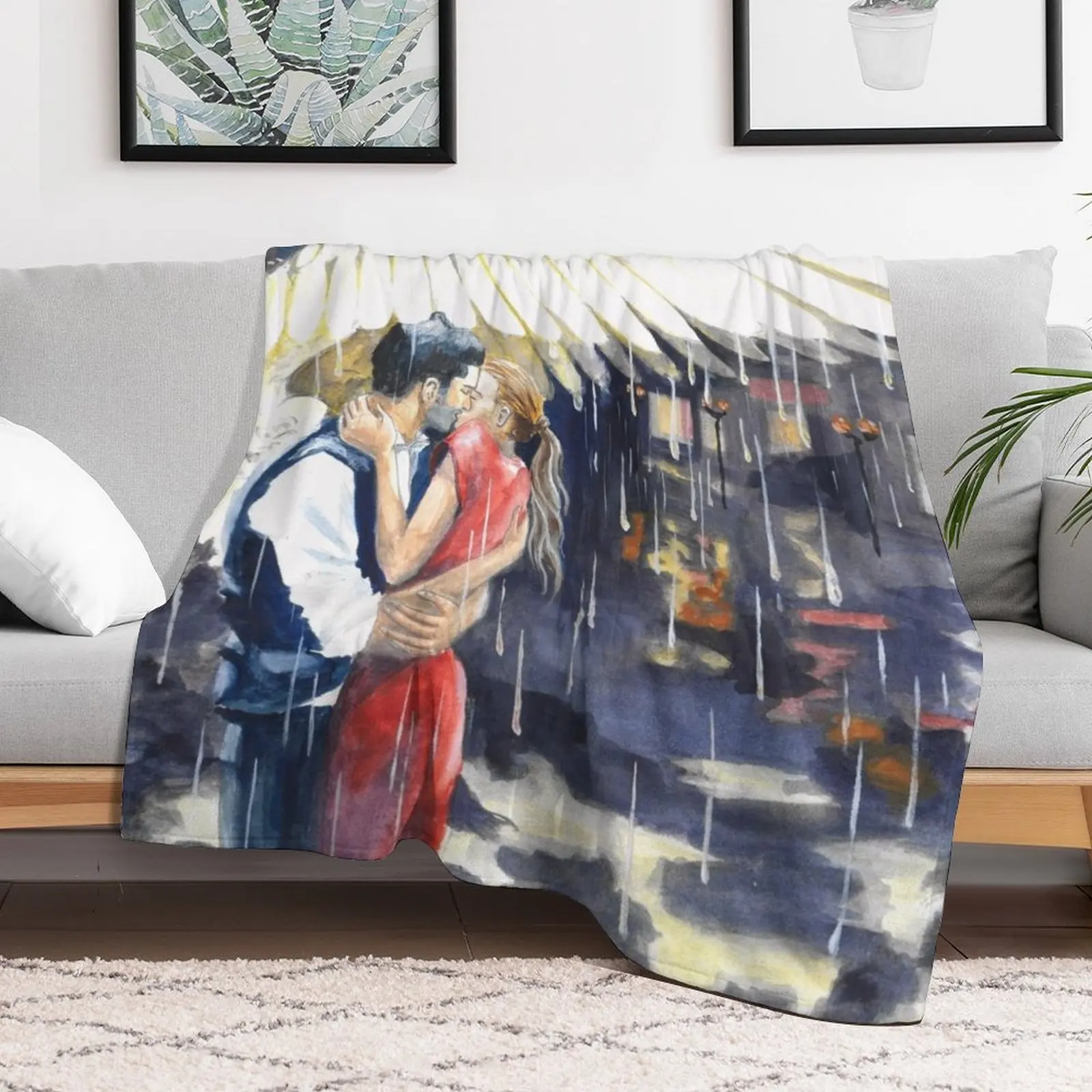 Deckerstar - feathery shelter from the rain Throw Blanket Giant Sofa Heavy Nap Blankets