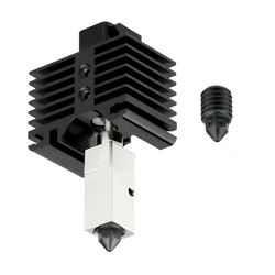 500C Bamboo Lab Upgraded Hotend Plated Copper Heater Block, Hardened Steel Nozzle F/ Bamboo X1 Carbon X1-Carbon Combo 3D Printer