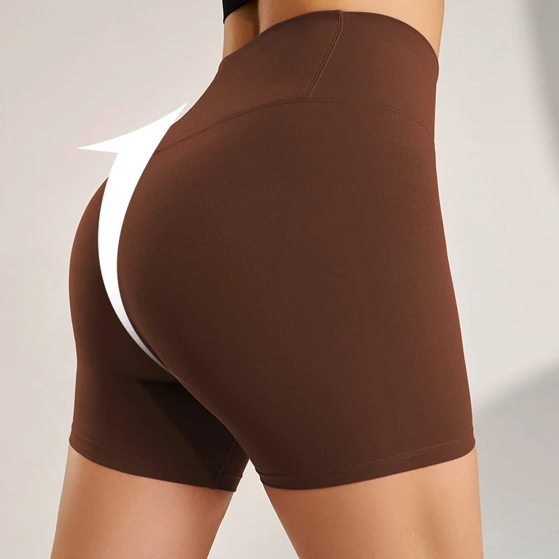 Women\'s Fitness Shorts Tight Shorts Training Pants Bottoms Gym Breathable Quick Dry Yoga Pants Shorts