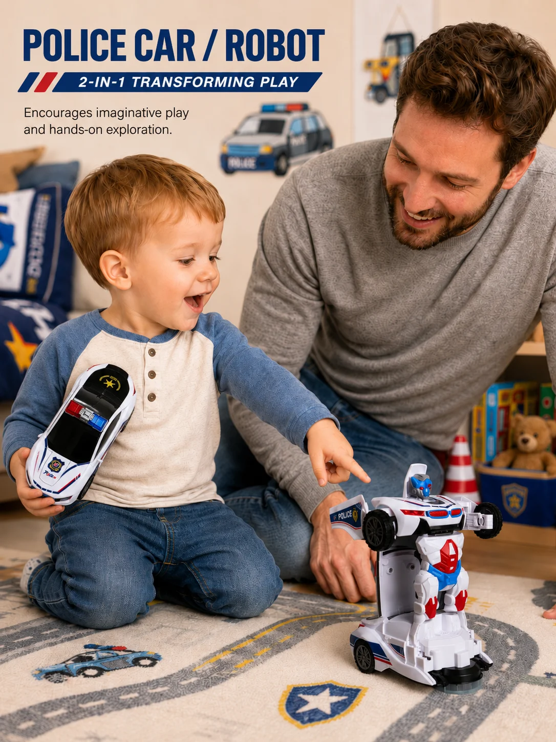 Трансформирующийся робот-автом – обзор и цена Kids Toys Electric Car