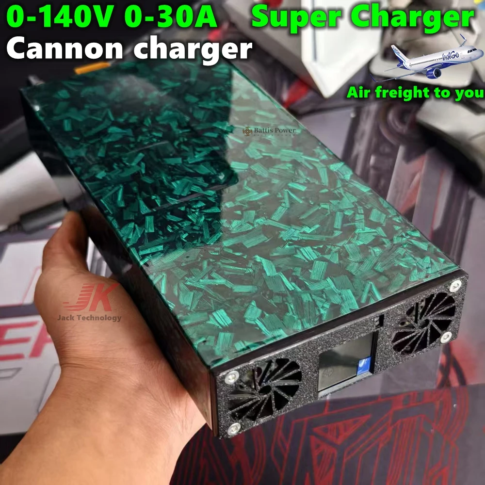 Super Charger 6V 12V 24V 36V 48V 60V 72V 84V 96V 108V 120V 132V can be charged 0-140V 0-30A current