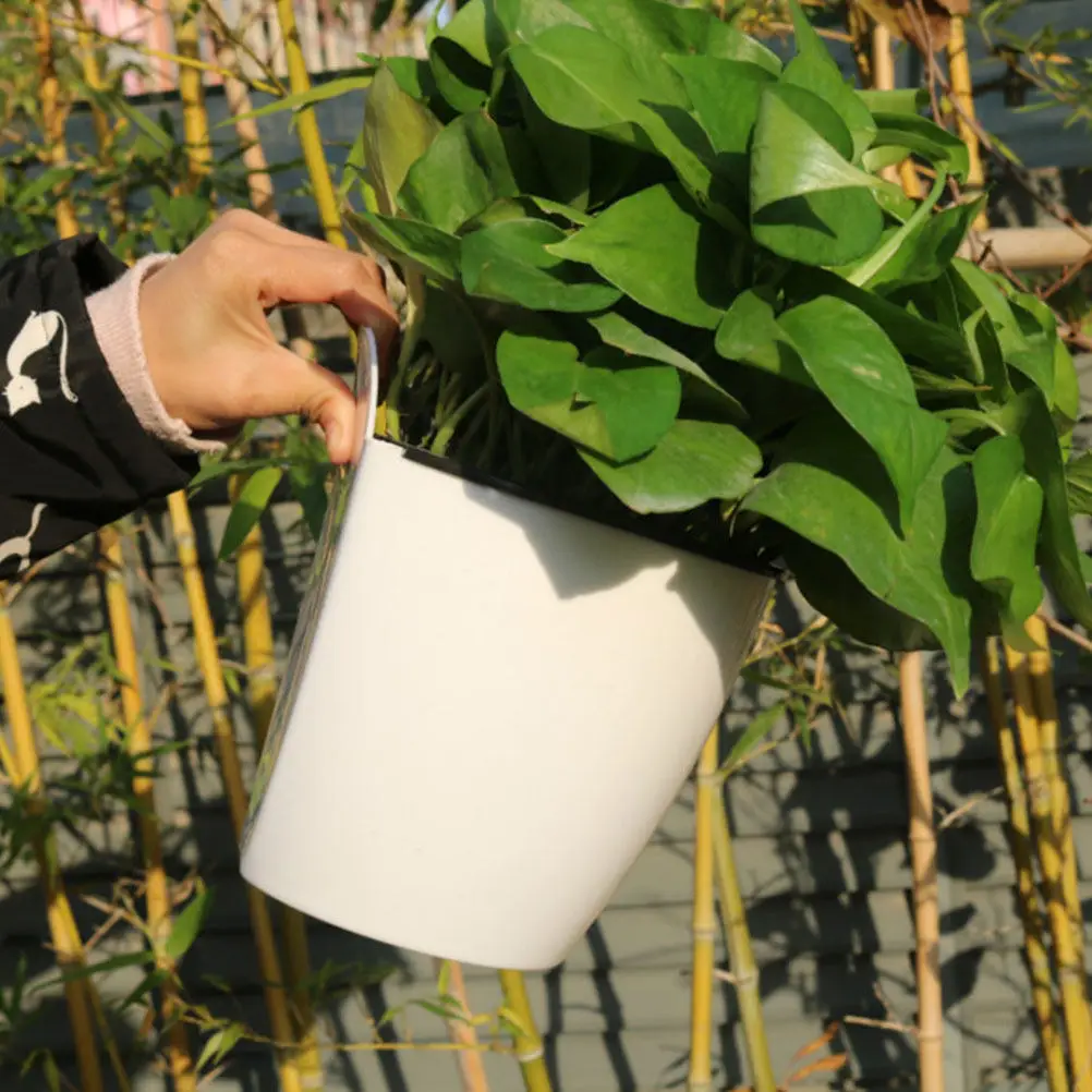 

6 комплектов настенных пластиковых подвесных кашпо для балкона, сада, домашнего декора, самополивающиеся горшки для цветов, настенные кашпо для дома