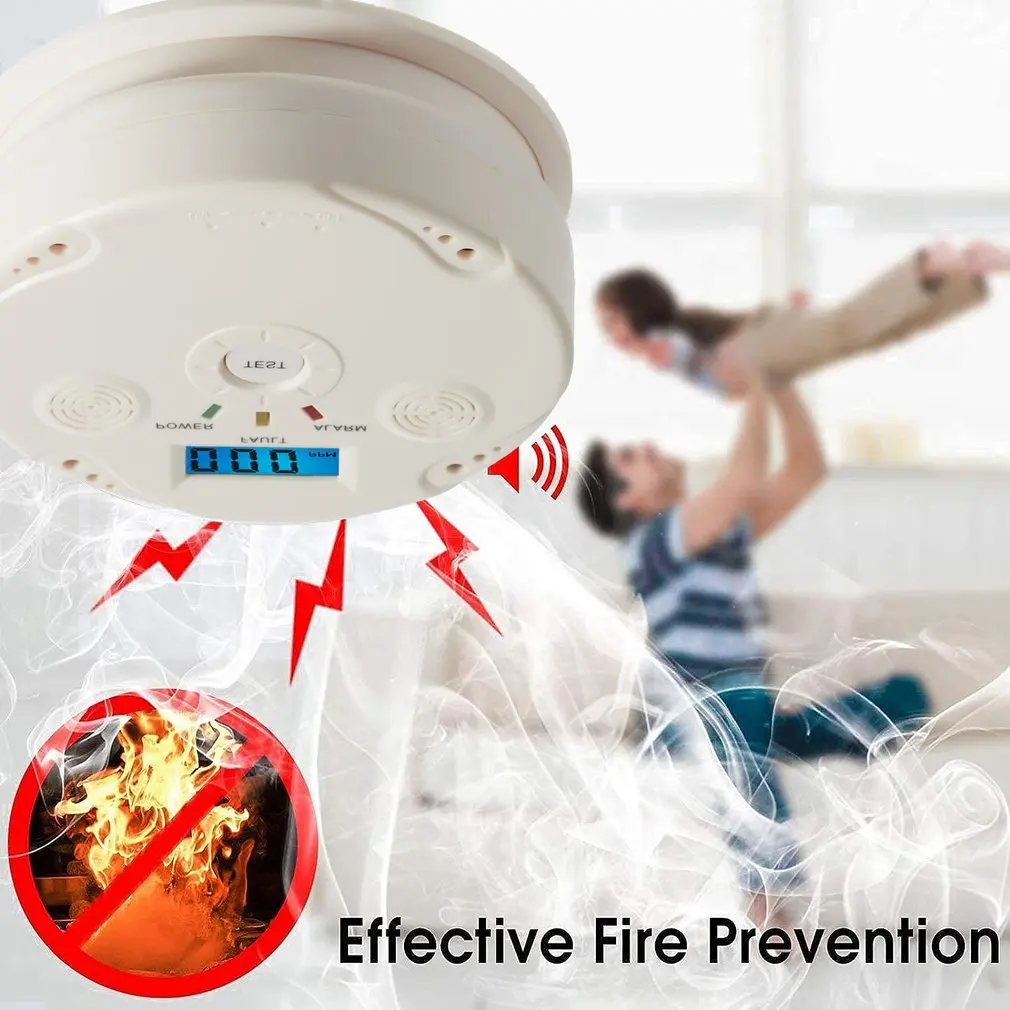 Sensor de monóxido de carbono con Wifi, Detector de fugas de CO, alarma, aplicación Smart Life, hogar inteligente, novedad