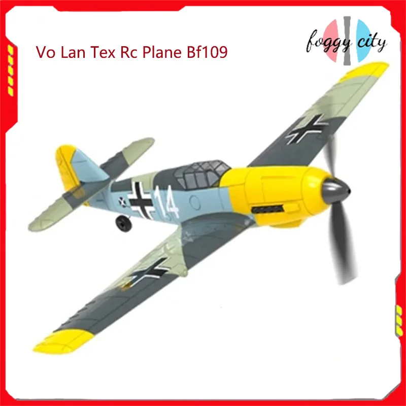 

Vo Lan Tex Rc Plane Bf109 Remote Control Aircraft Four Channel Propeller Remote Control Fixed Wing Model Foam Fighter 76111