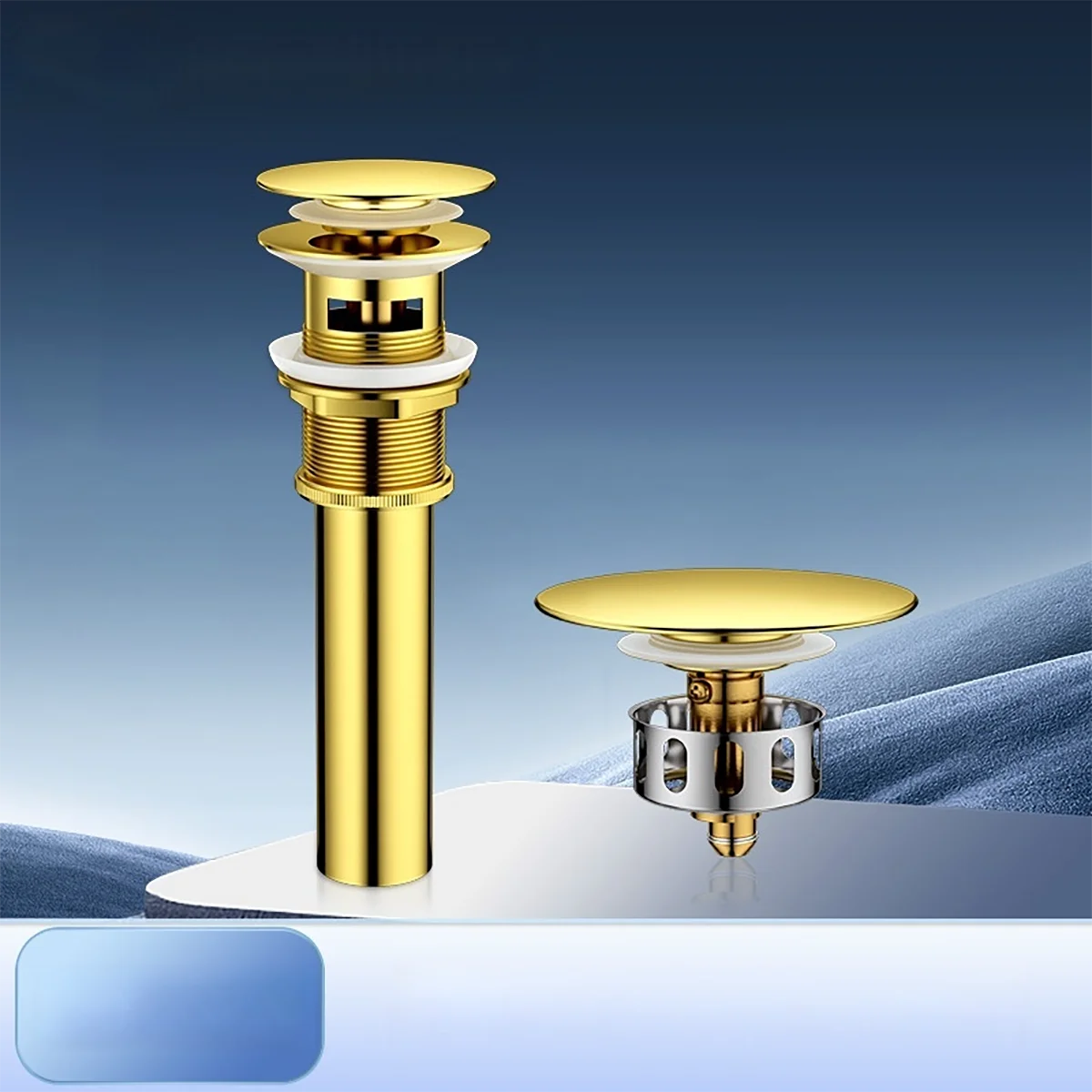 

Washbasin Sink Push Drain Valve For Bathroom New Drain Plug Bathroom Fixtures, Brass Set, Black Chrome Washbasin, Pop Strainer