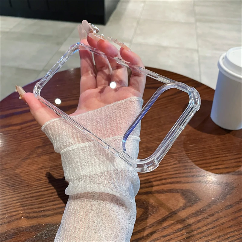 17 Pro Max, stoßfeste, transparente Silikon-Handyhülle für iPhone 17 Pro Max 17 Airbag-Hüllen, transparente Softcover-Zubehör